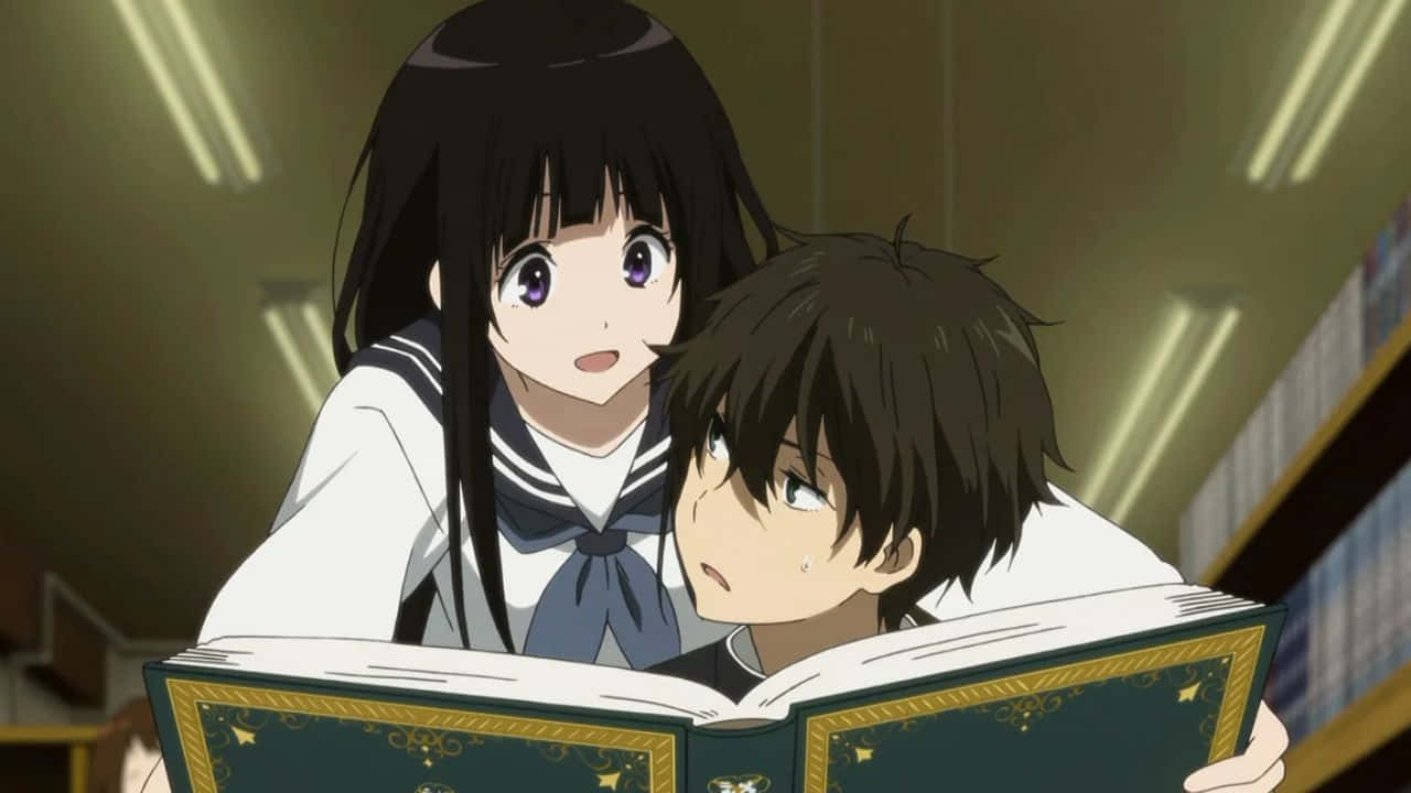 Hyouka Ảnh Đại Diện Đôi Anime Hình nền