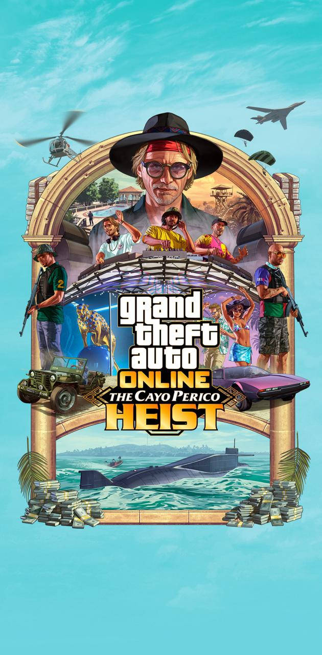 Điện thoại GTA 5 Cayo Perico Heist Hình nền