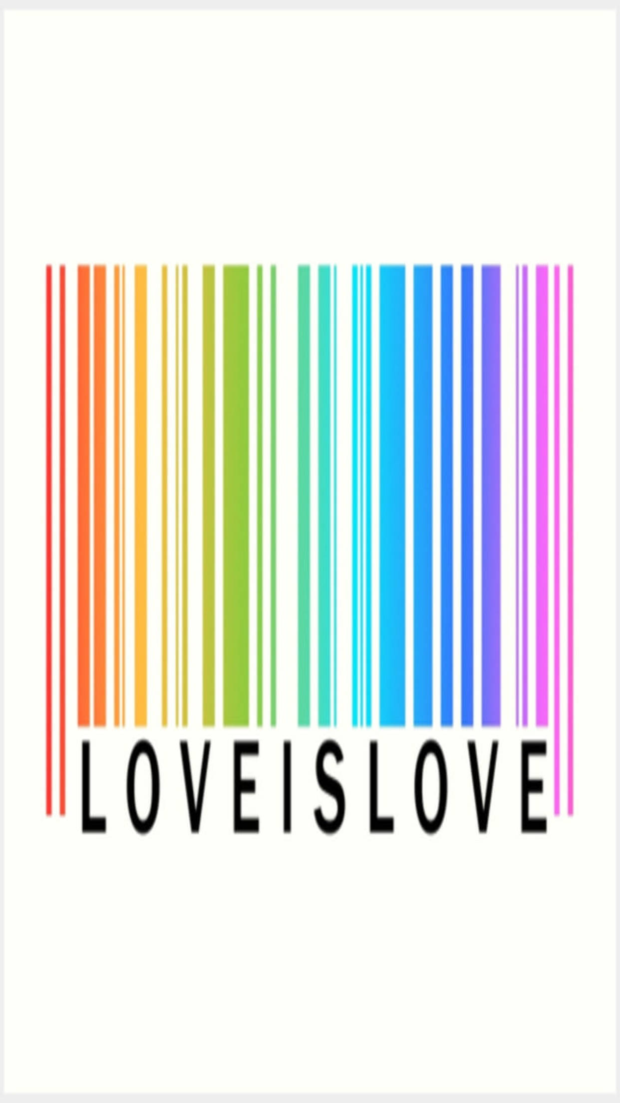 Điện thoại LGBT Mã vạch Sắc màu Hình nền