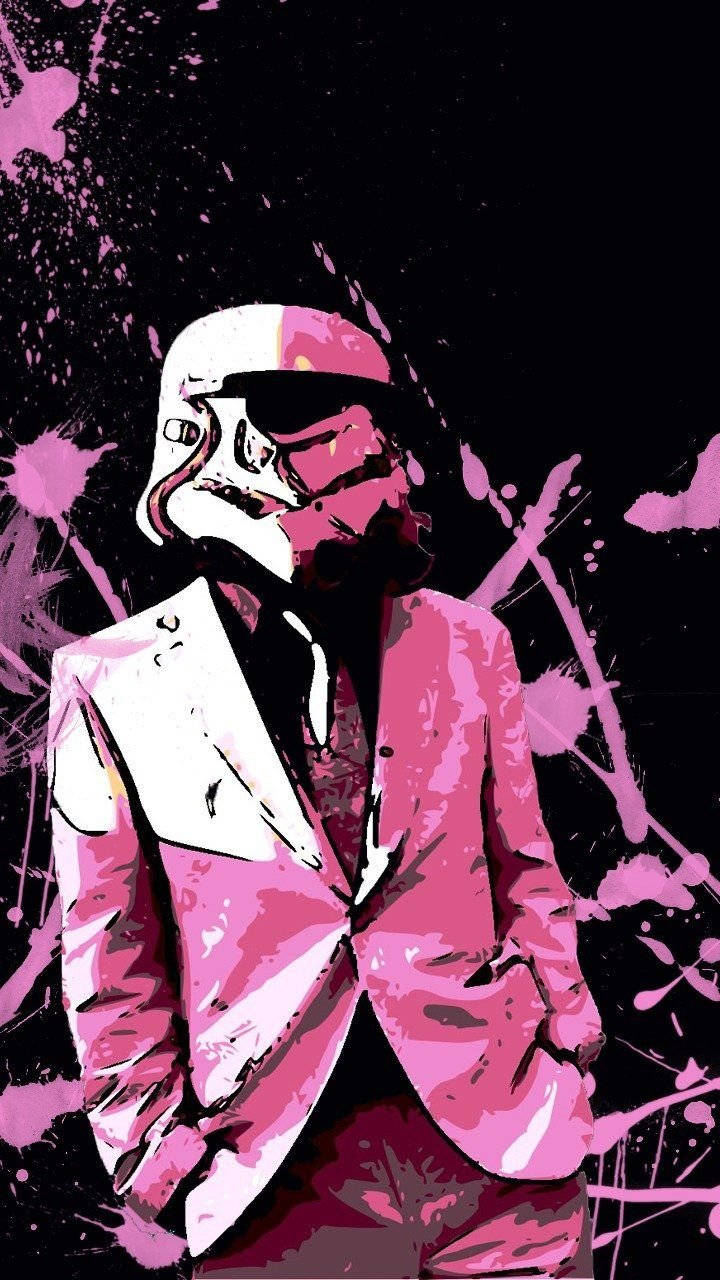 Điện Thoại Ngầu Stormtrooper Trong Bộ Đồ Hình nền
