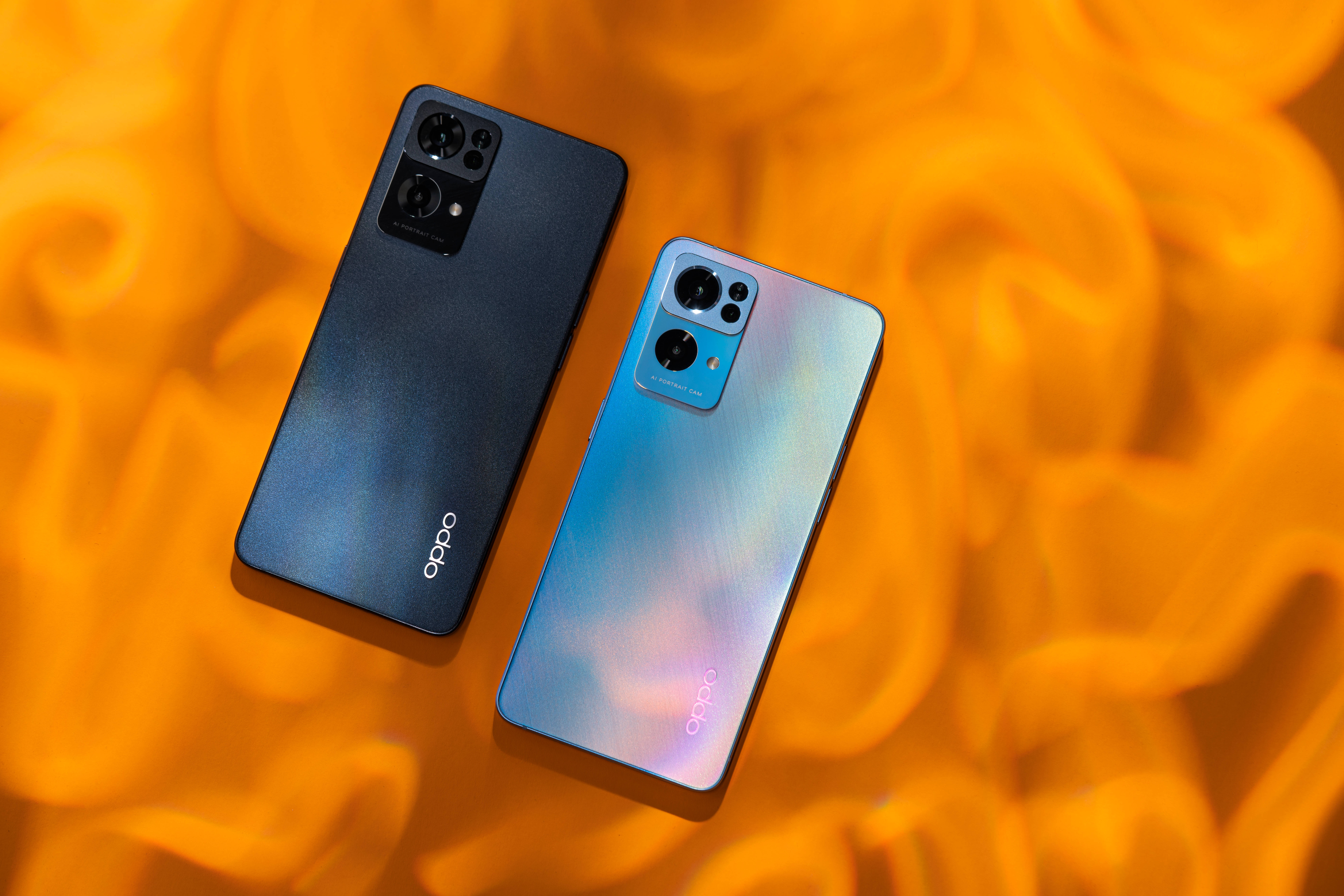 Điện thoại Oppo chụp phẳng Hình nền