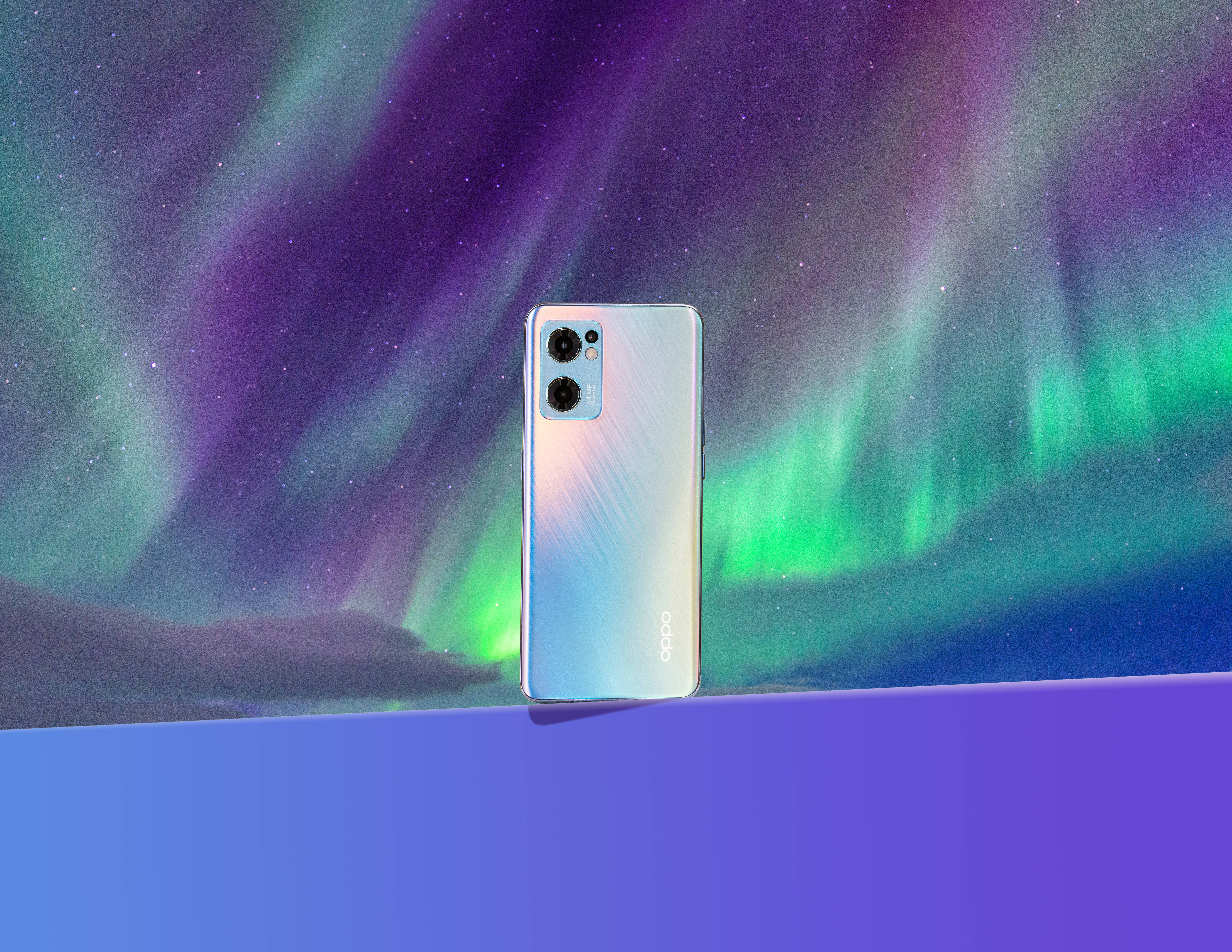Điện thoại Oppo Cực quang Hình nền