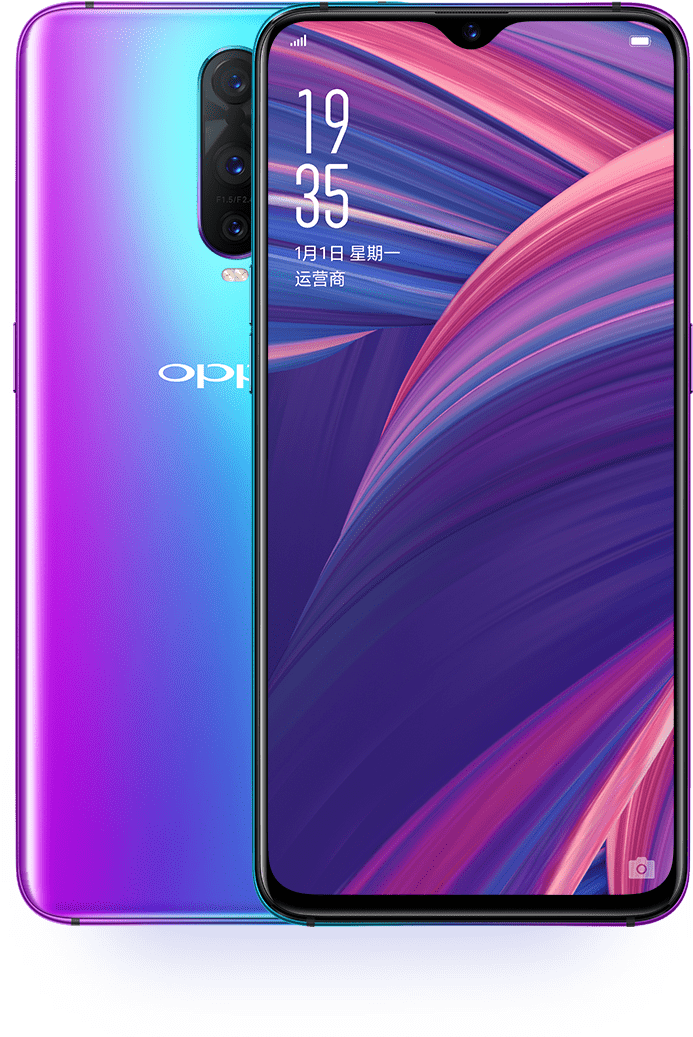 Điện thoại Oppo Gradient Tím Hình nền