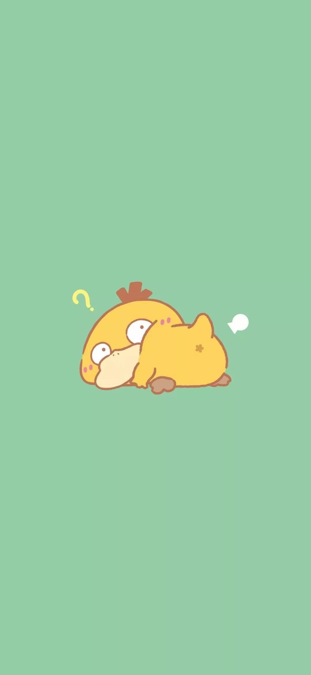 Điện Thoại Psyduck Pastel Xanh Hình nền