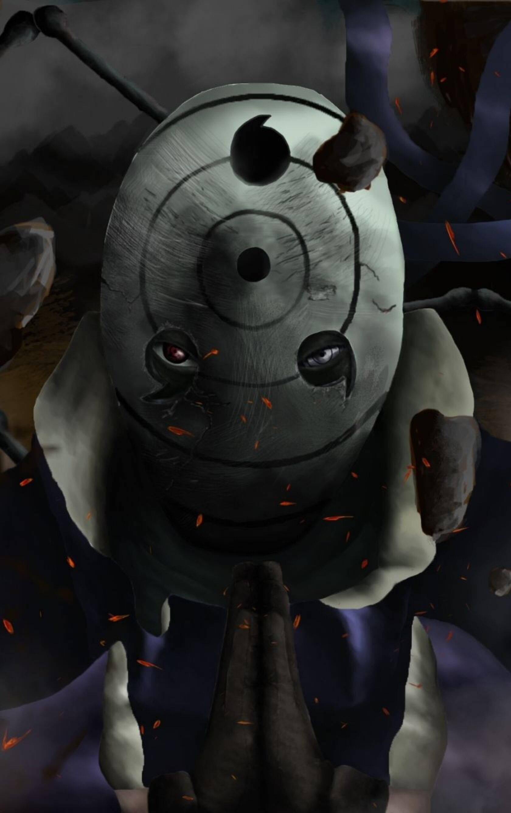 Điện thoại Rinne Sharingan Obito Hình nền