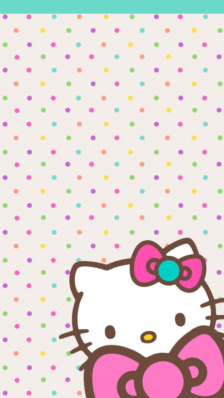 Điện thoại Sanrio chấm bi Hình nền