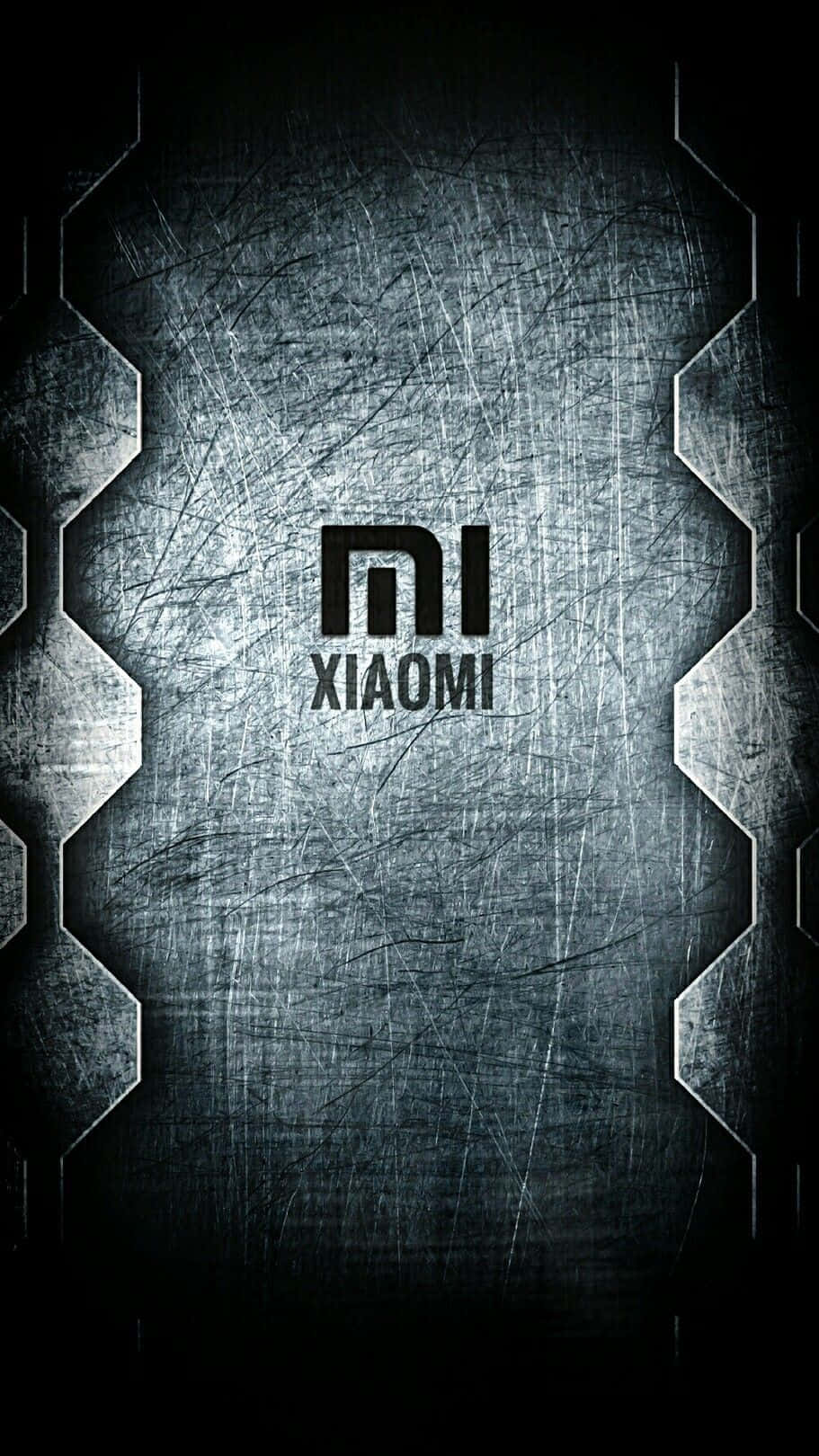 Điện thoại thông minh Xiaomi sang trọng trên nền trừu tượng Hình nền