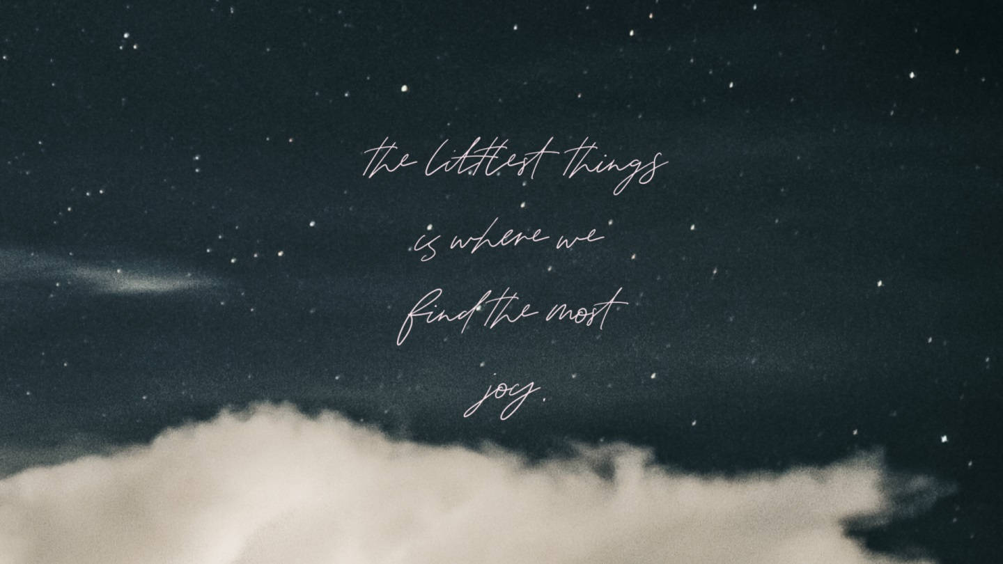 Indie Aesthetic Laptop The Littlest Things Hình nền