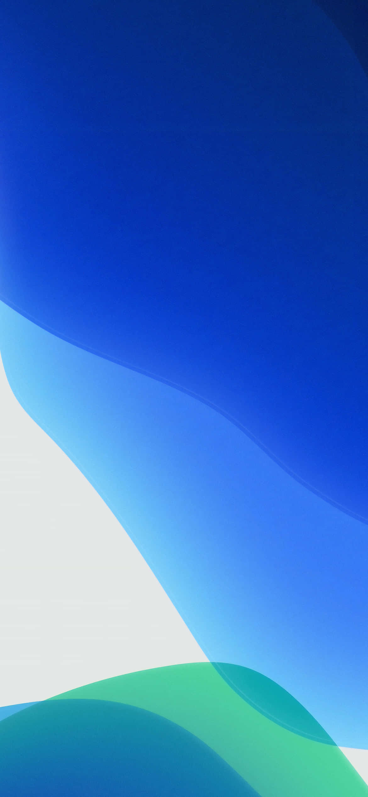 iOS 13 Nền Xanh Dương Trắng Hình nền