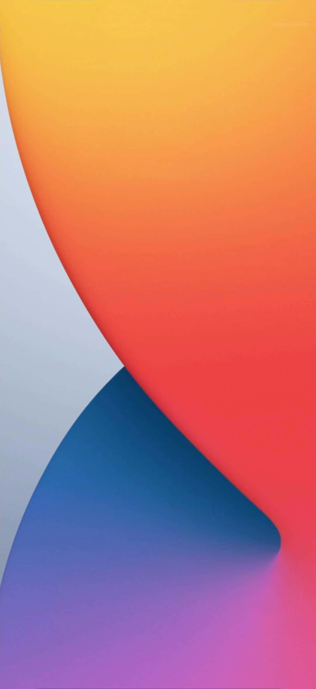 iOS 14 Trừu Tượng Sặc Sỡ Tiêu Chuẩn Hình nền