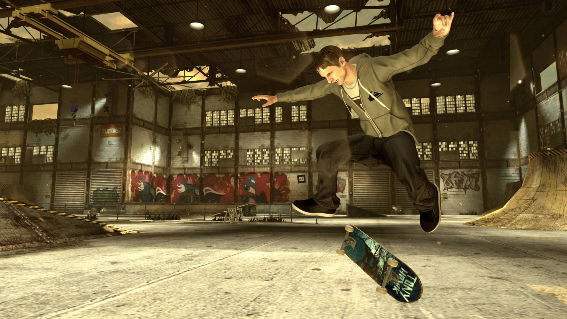 iPad Pro Tony Hawk Tại Sân Trượt Bỏ Hoang Hình nền