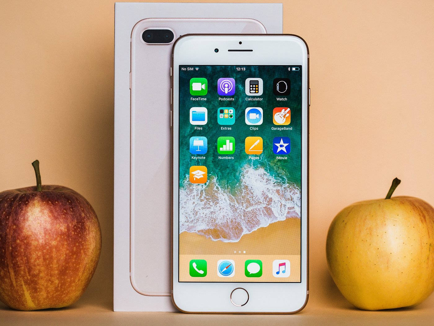 iPhone 8 Với Táo Hình nền