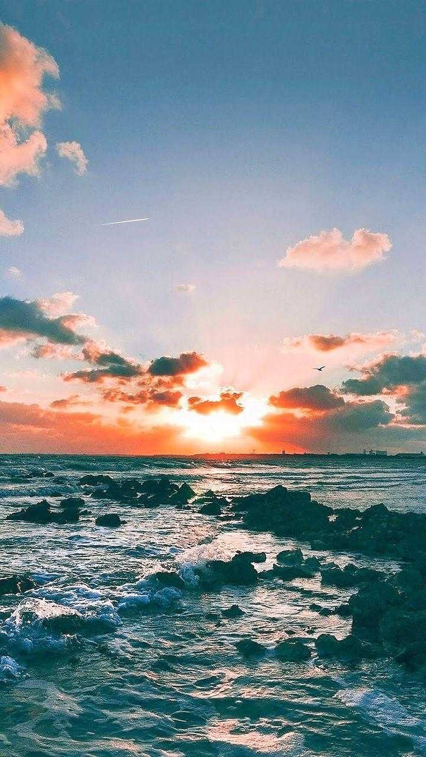 iPhone Aesthetic Hoàng hôn Hình nền