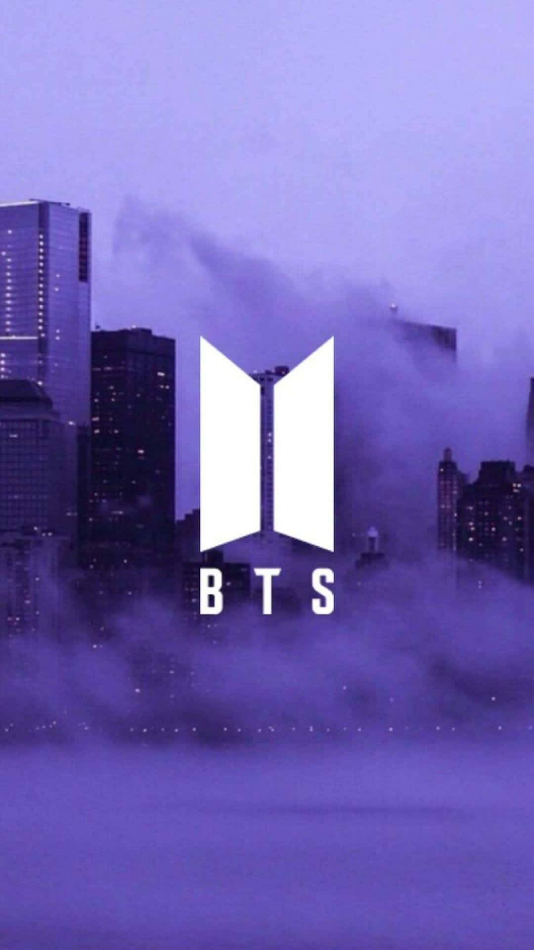 iPhone Hoa Oải Hương Phong Cách Thẩm Mỹ Logo BTS Hình nền