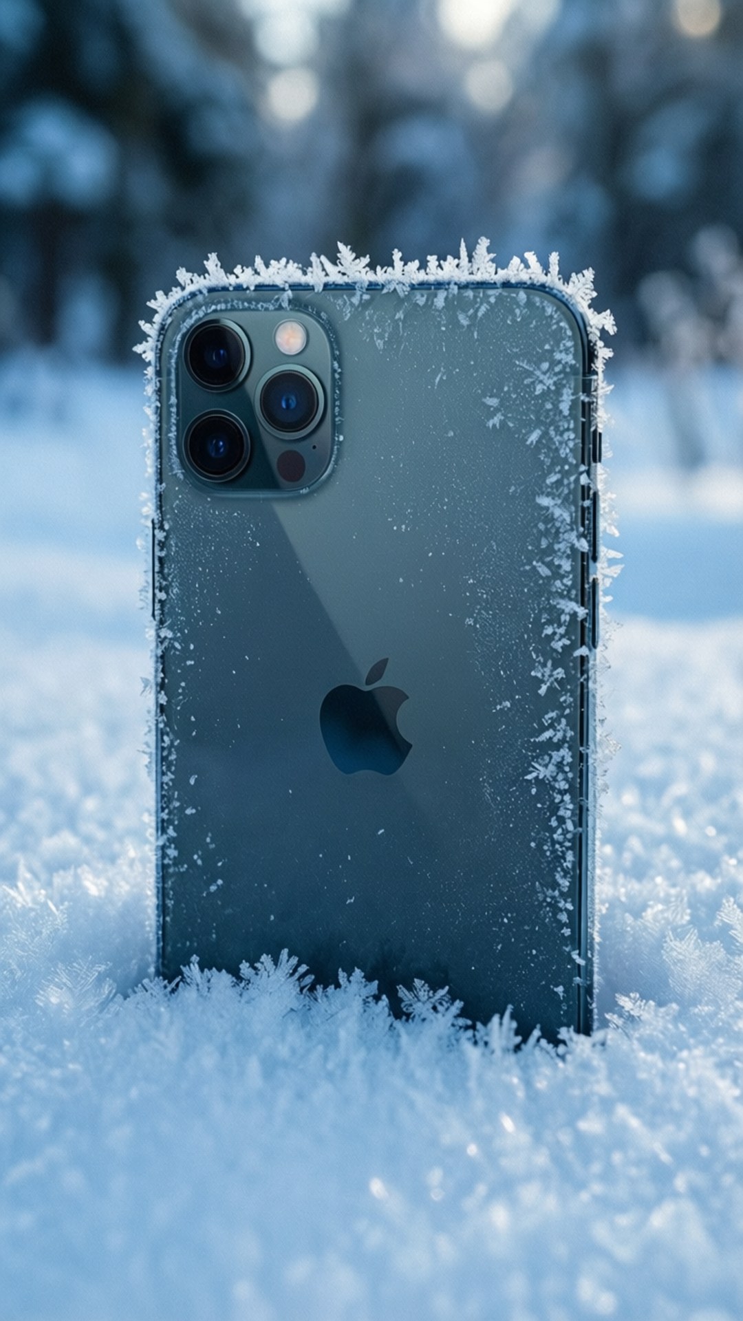 iPhone Mùa Đông Băng Giá Hình nền