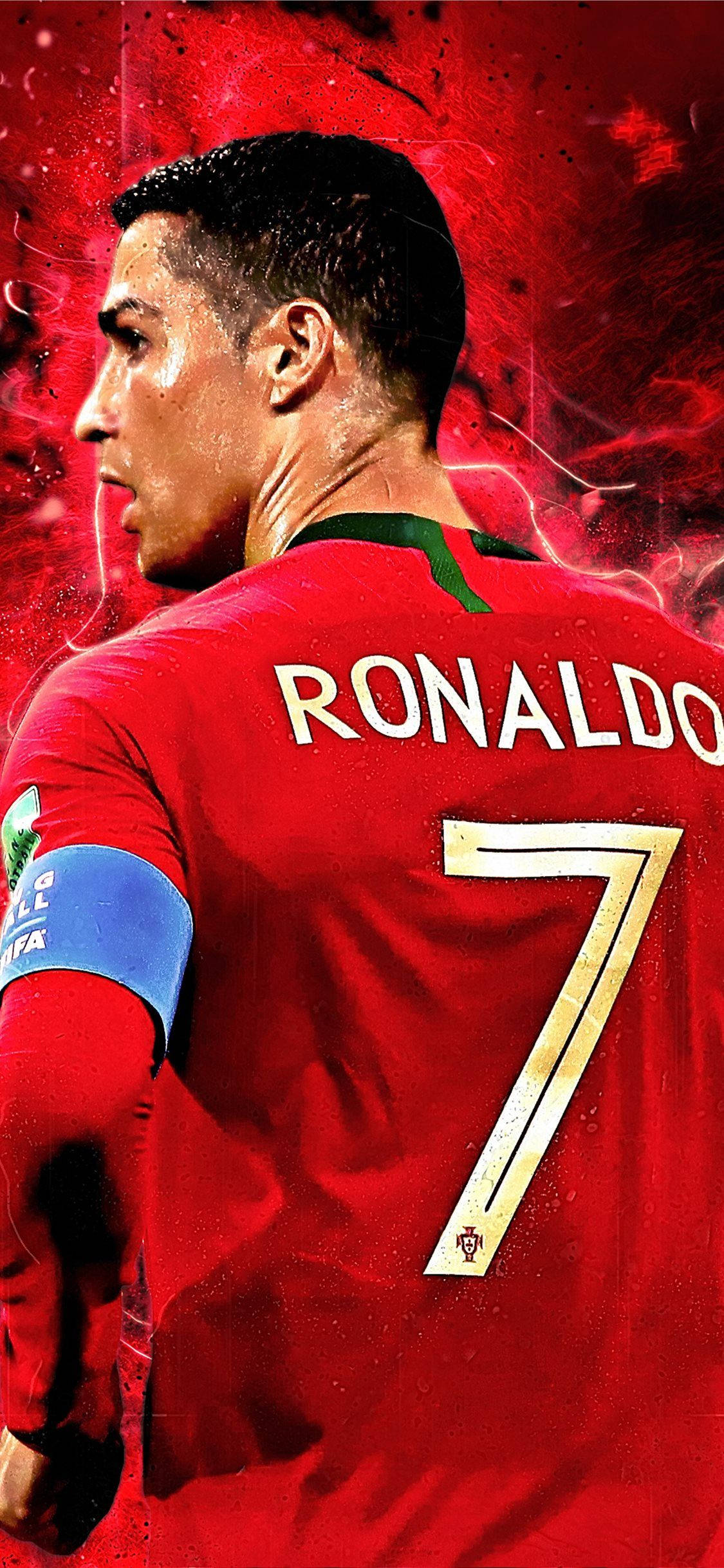 iPhone đỏ CR7 Cristiano Ronaldo Hình nền