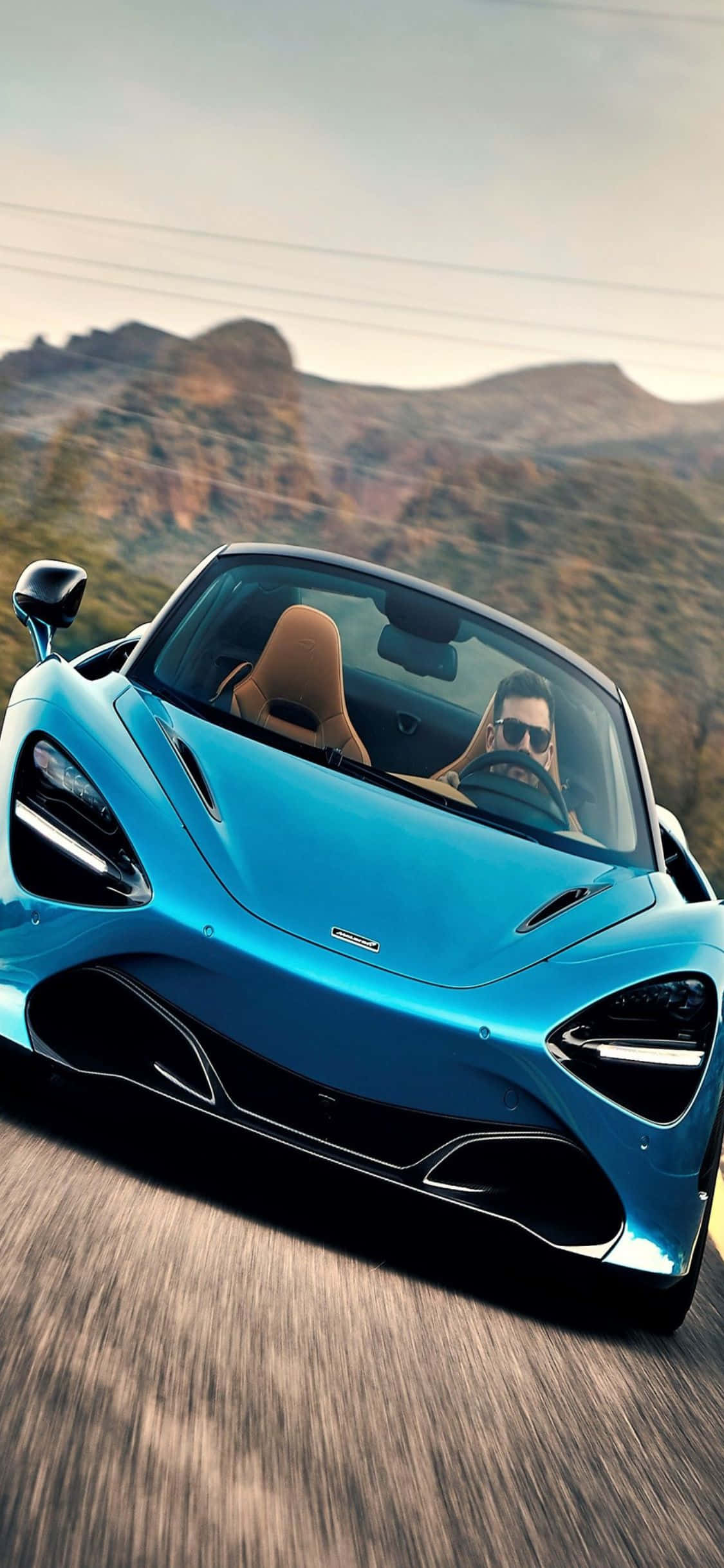 iPhone X kết hợp cùng McLaren 720S huyền thoại Hình nền
