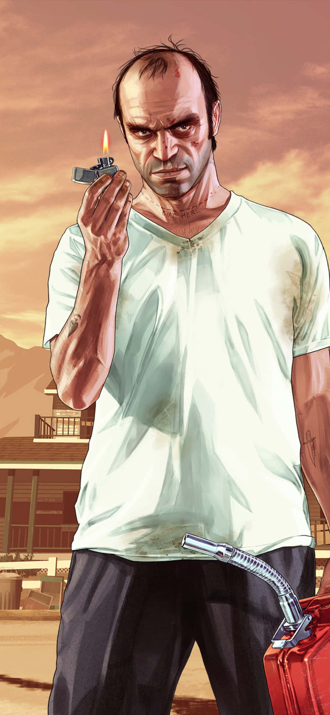 iPhone X Grand Theft Auto V Nền Bật Lửa & Xăng Hình nền