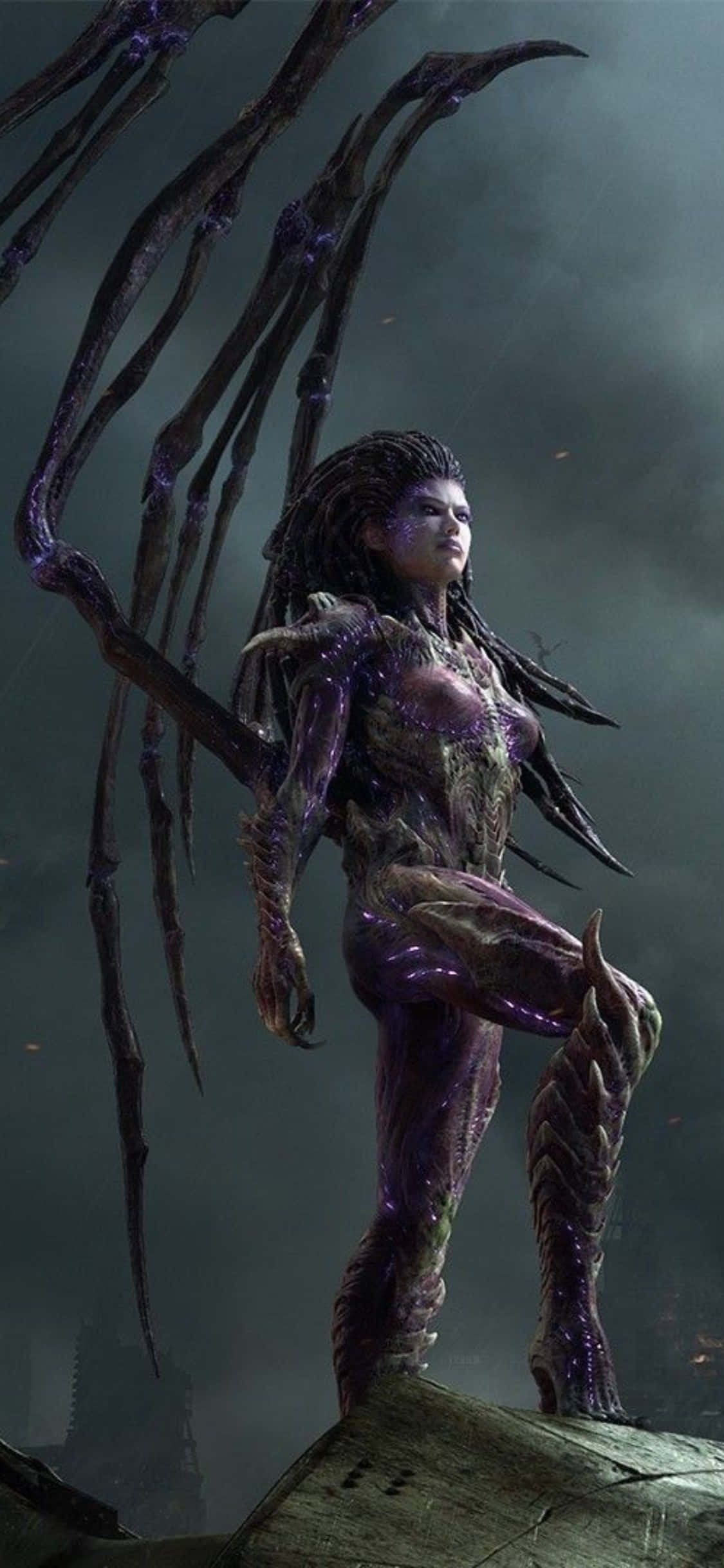 iPhone X Hình nền Starcraft Ii Bầu trời xám Hình nền