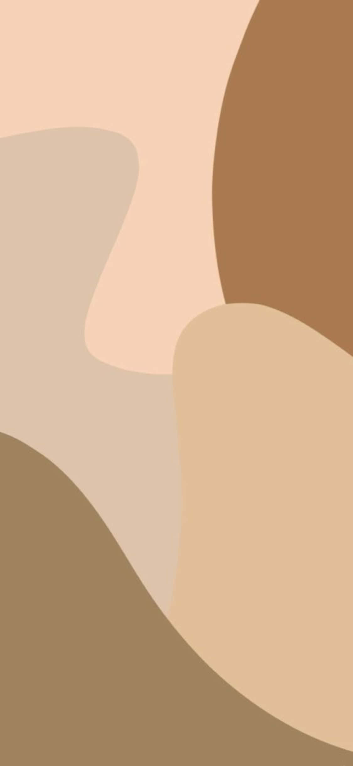 iPhone X Hình Nền Thẩm Mỹ Tối Giản Beige Nâu Hình nền