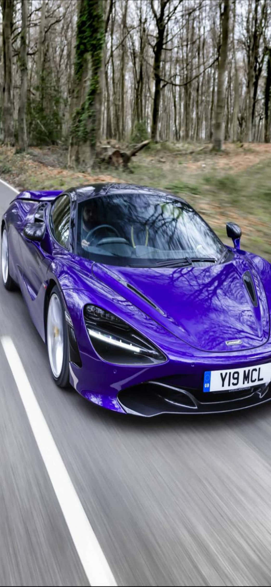 iPhone X Mclaren 720s Màu Tím Lantana Hình nền