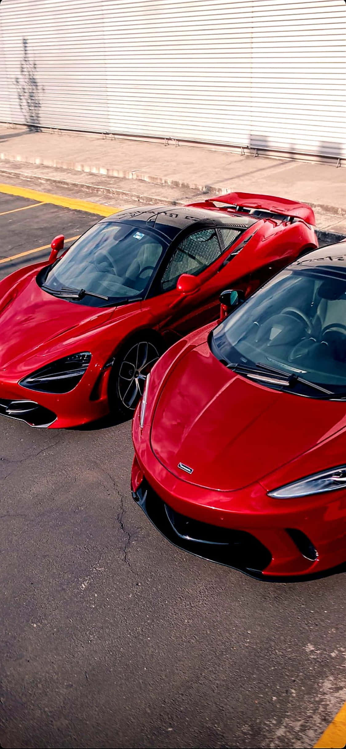 Hình nền Đỏ Xe Mclaren 720s iPhone X Hình nền