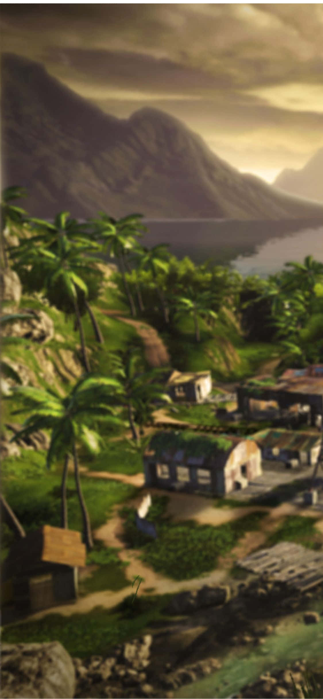 iPhone X Nền Far Cry 3 Ngôi Làng Hình nền
