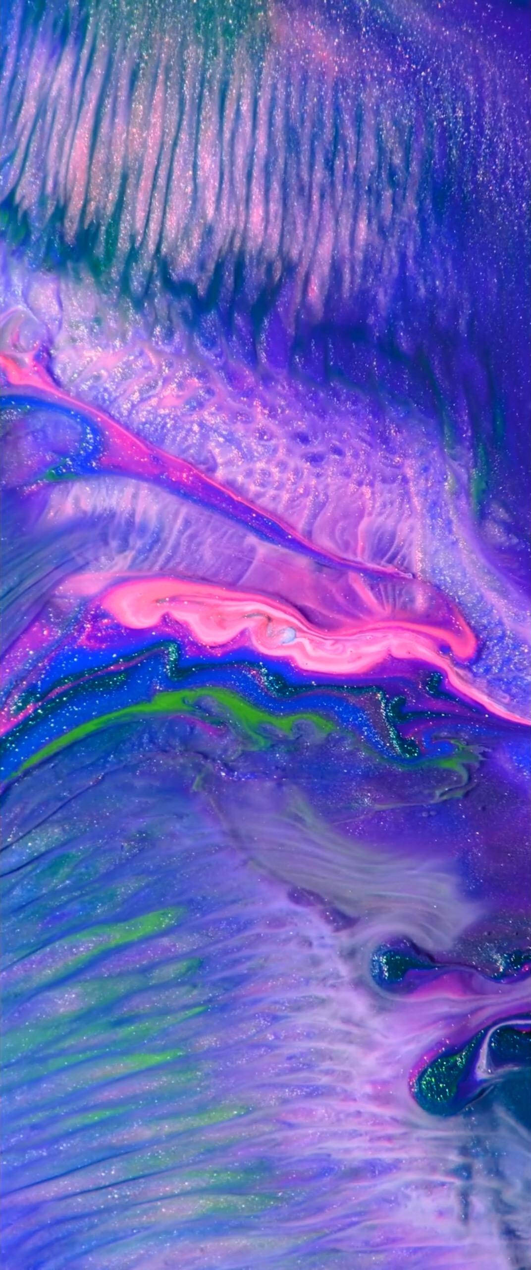 iPhone X Sóng Tím Gốc Hình nền