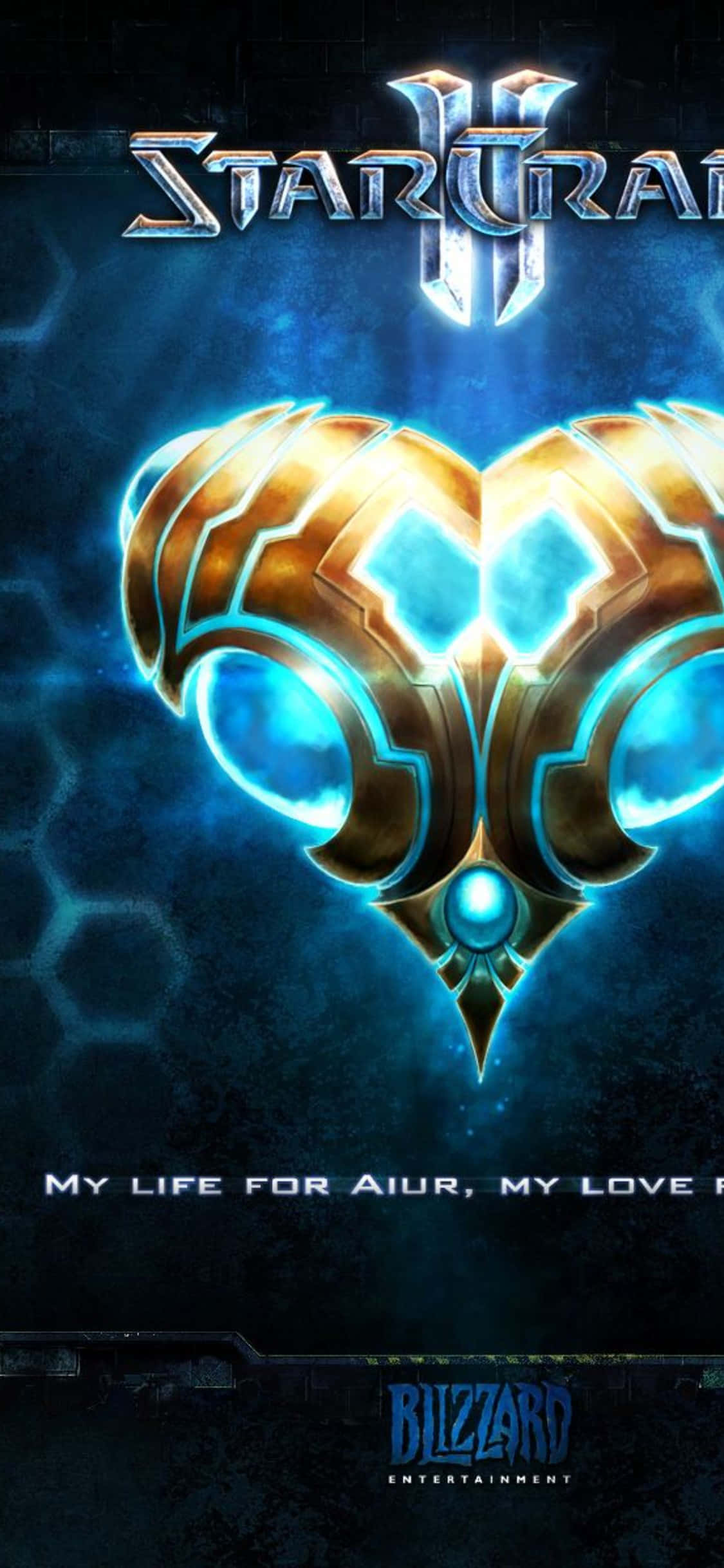 iPhone X Starcraft Ii Nền Blue Core Hình nền