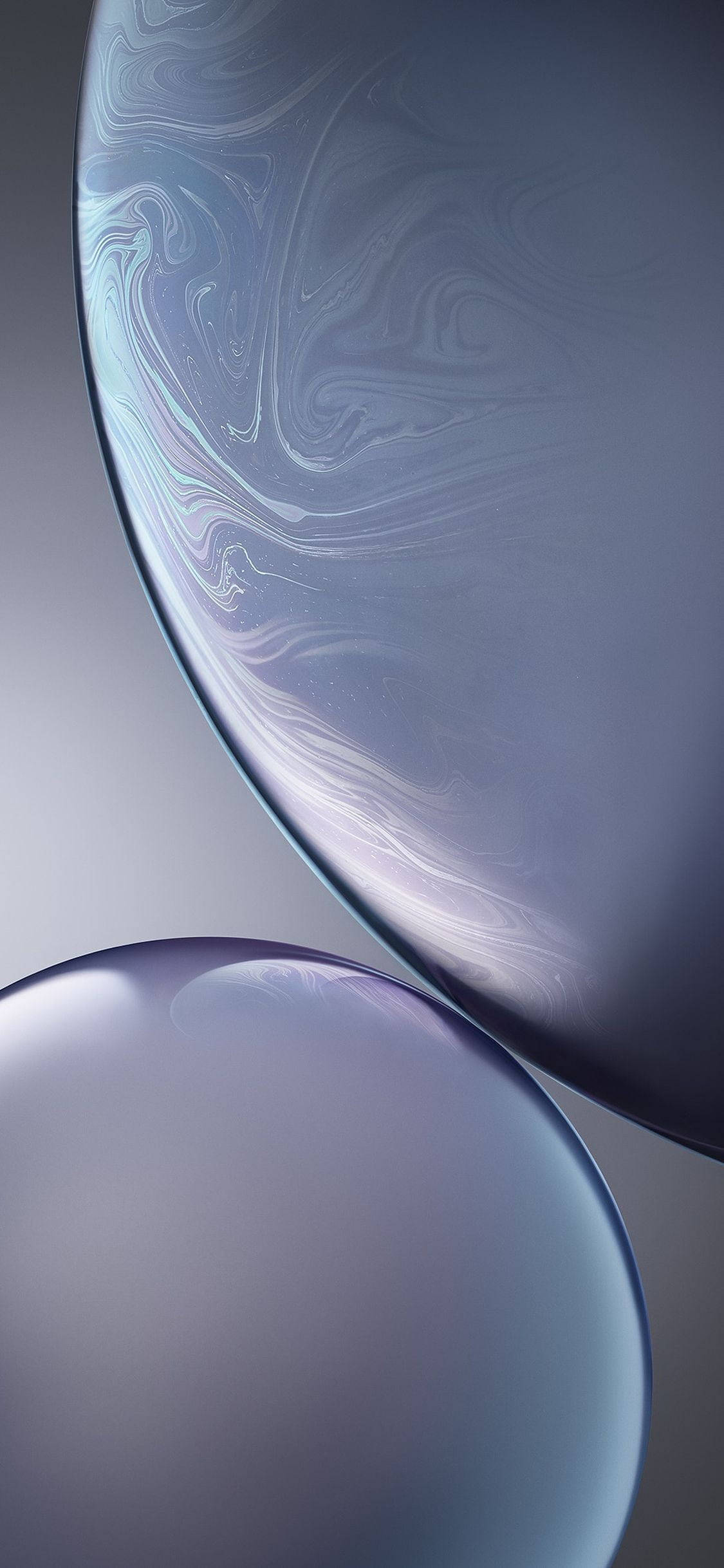 iPhone XR Đỏ Bạc Bong Bóng Trừu Tượng Hình nền