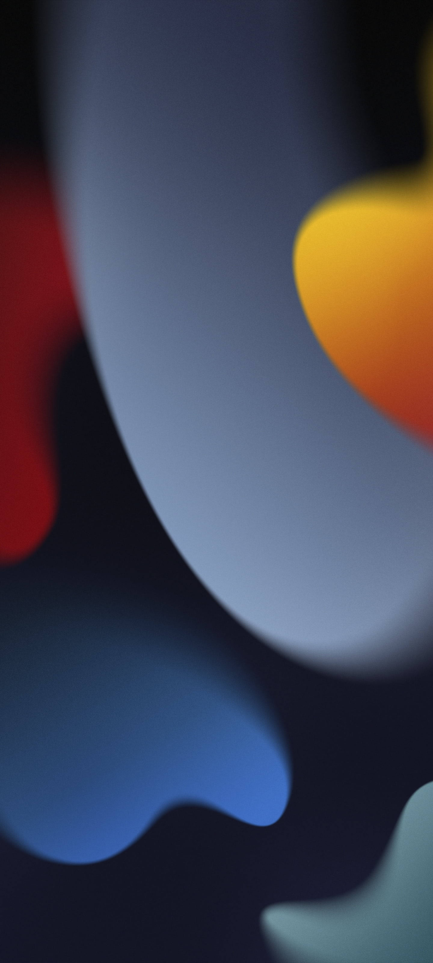 iPhone XR Red Colored Blobs Hình nền