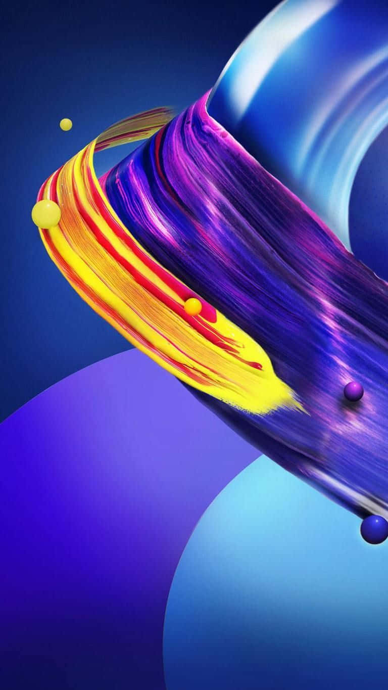 iPhone Xr Stock Xu Hướng Đường Cong Trừu Tượng Hình nền