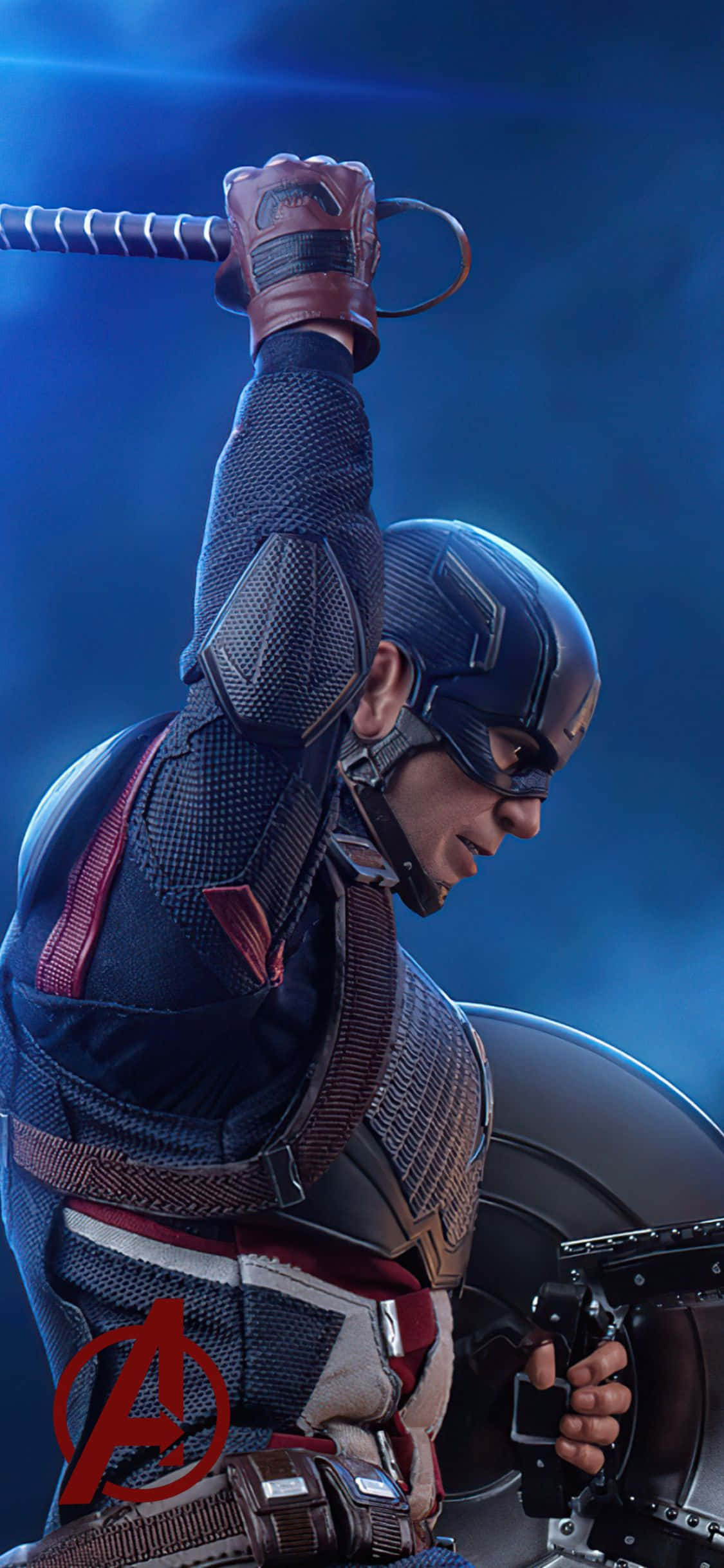 Nền Avengers iPhone XS Captain America Cầm Búa Thor Hình nền