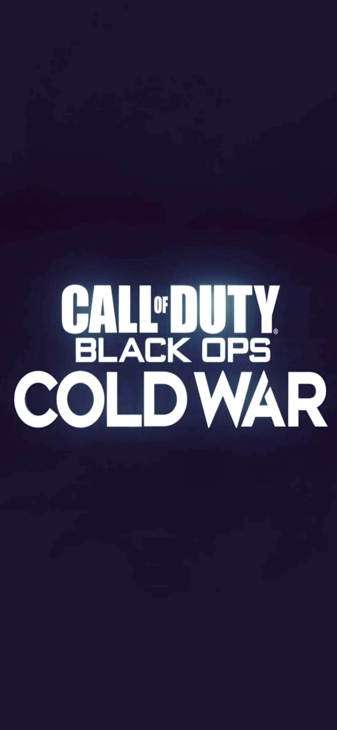 iPhone Xs Call Of Duty Black Ops Cold War Logo Vector Nền Hình nền