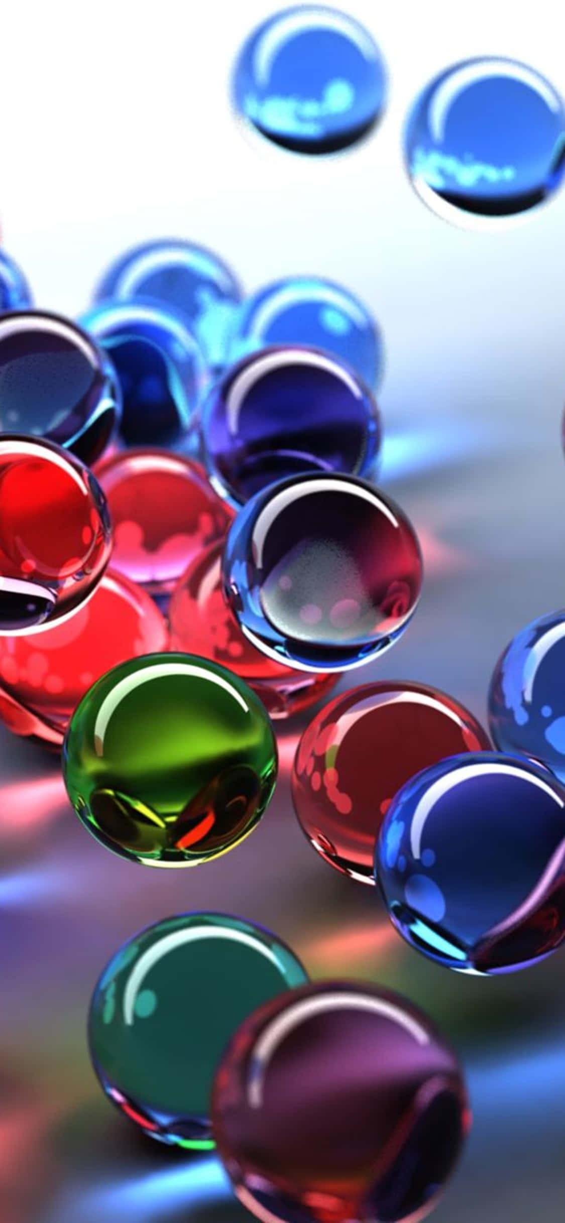 iPhone Xs Desktop Pc Colorful Bubbles Background Hình nền