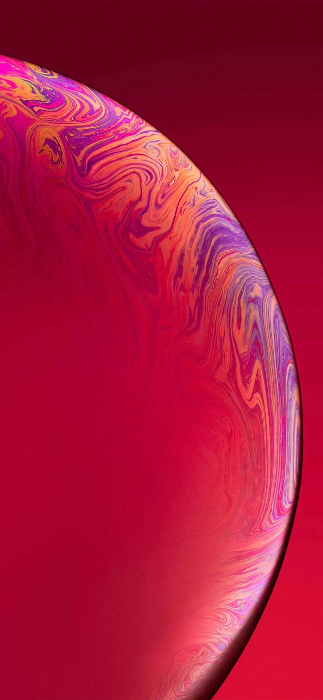 iPhone Xs Đỏ Chói Hình nền