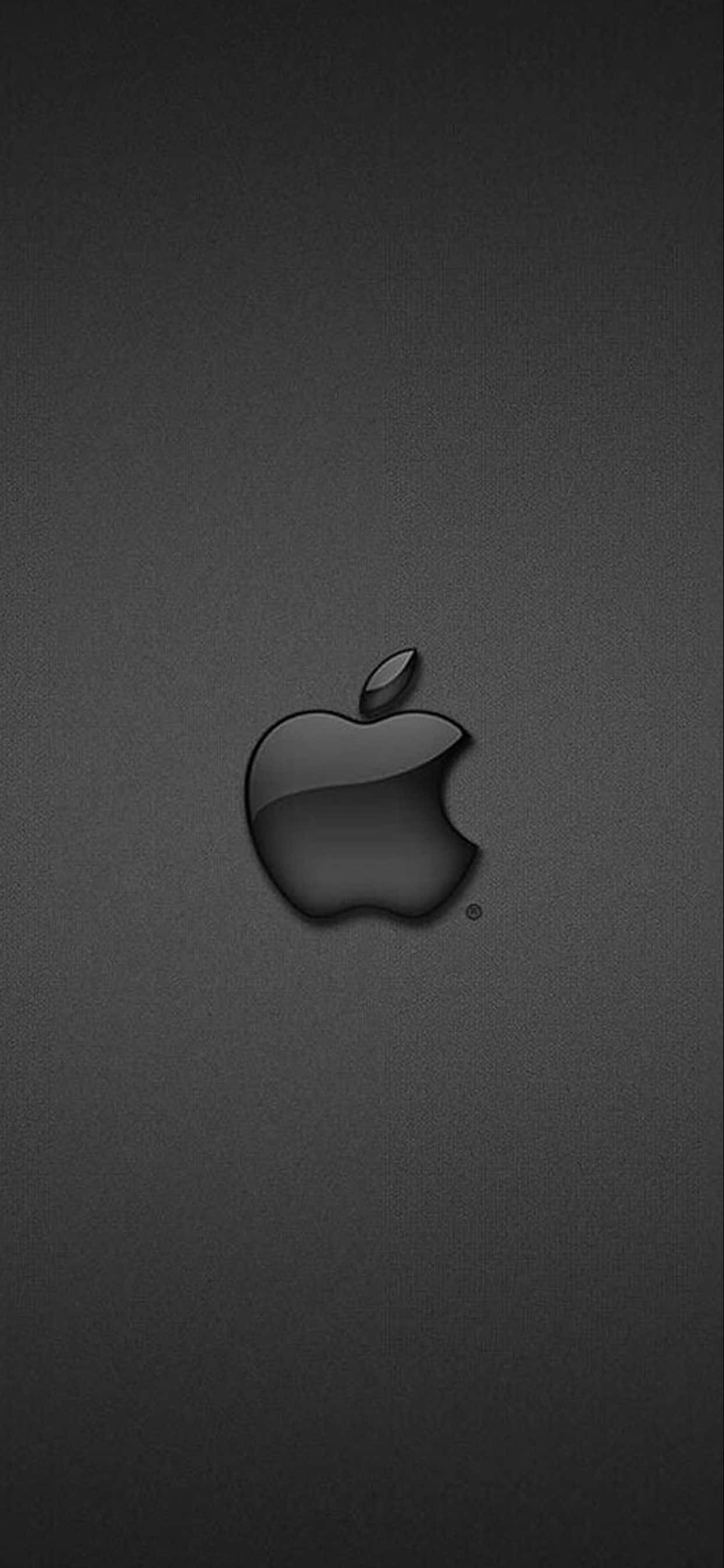 Nền Apple iPhone Xs Max Logo Xám Hình nền