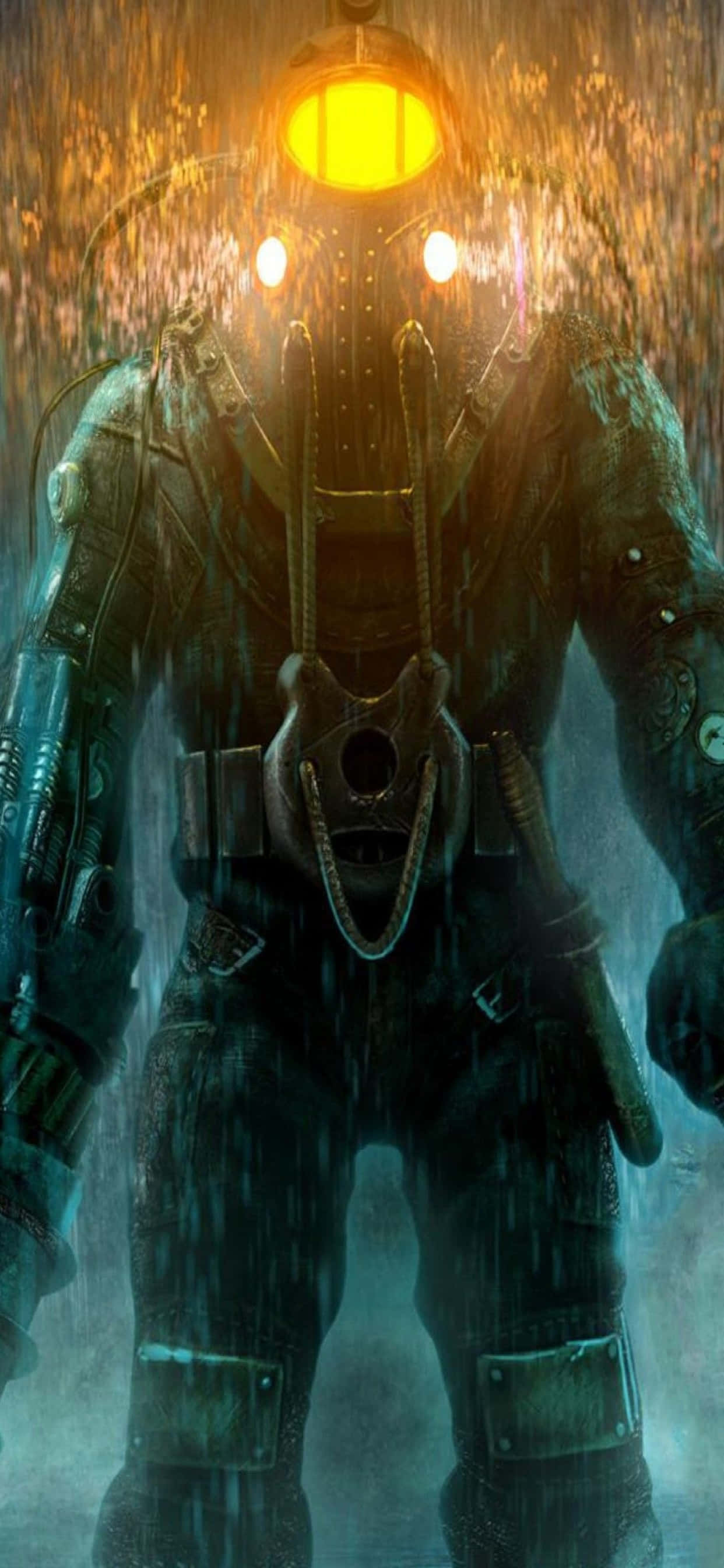 Hình nền iPhone Xs Max Bioshock Infinite Big Daddy Hình nền