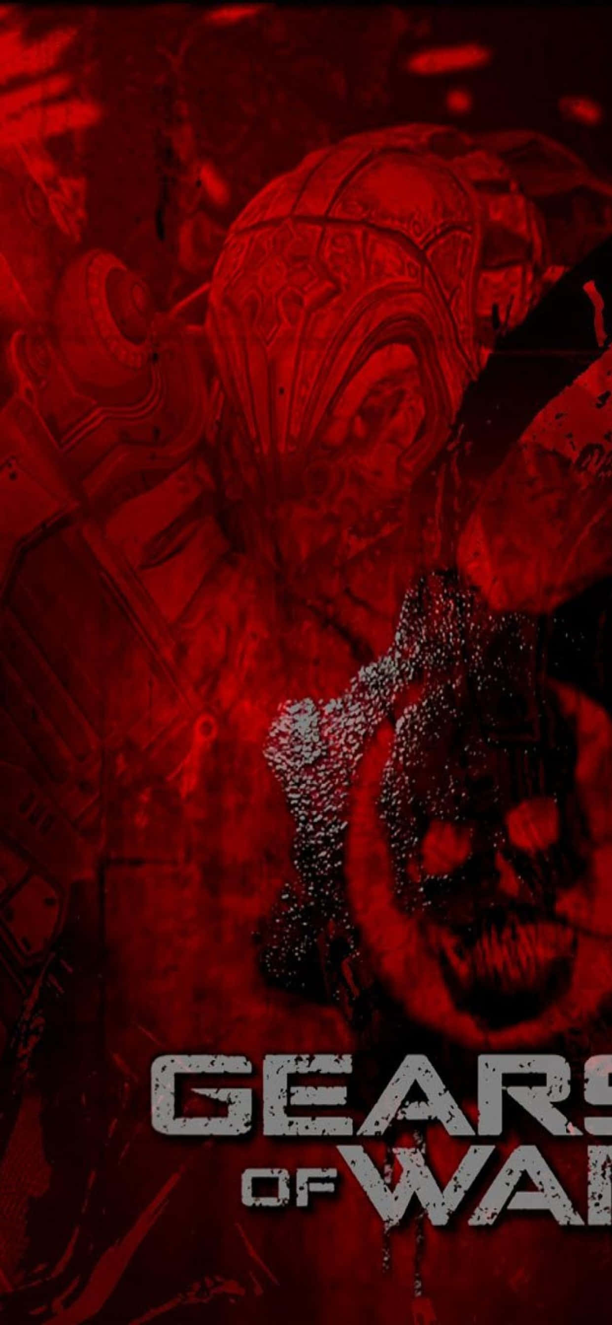 iPhone XS Max Gears Of War 5 poster nền đỏ Hình nền