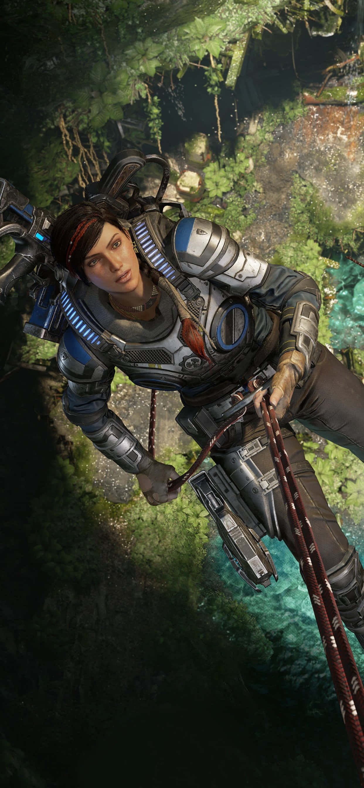 Nền iPhone XS Max Gears Of War 5 Kait Leo tường Hình nền