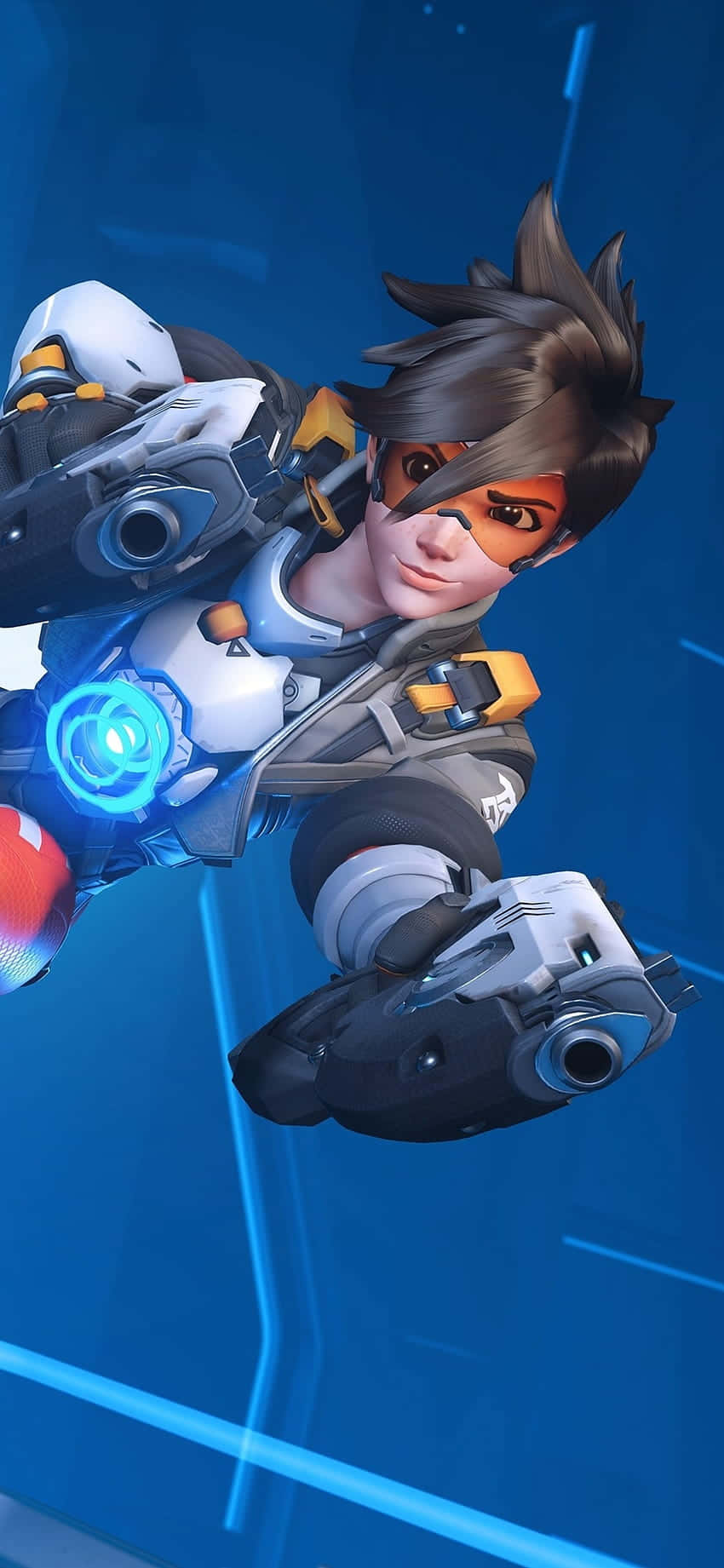 iPhone Xs Max Hình Nền Overwatch Tracer Súng Đôi Hình nền