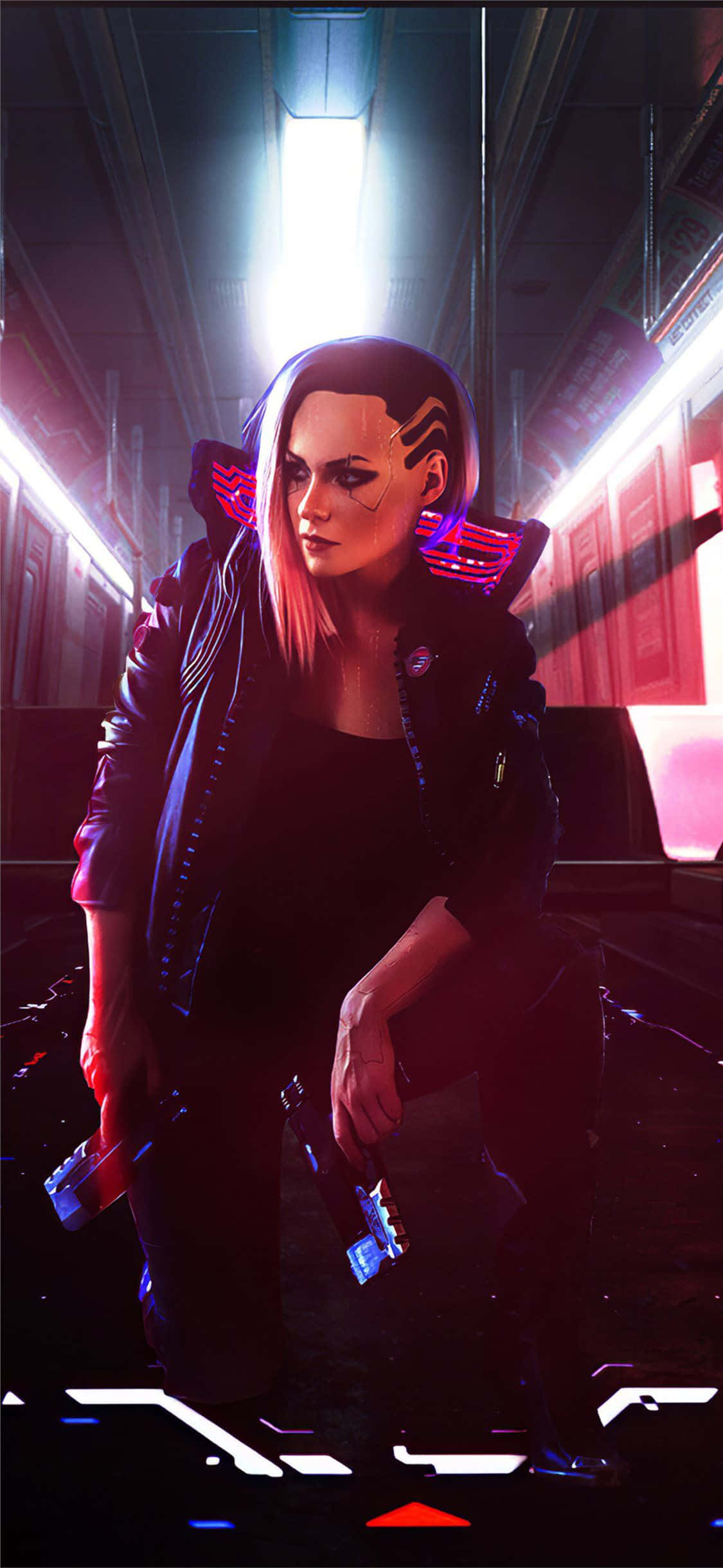 iPhone XS Max Cyberpunk 2077 Nhân Vật Chính Valerie Hình nền