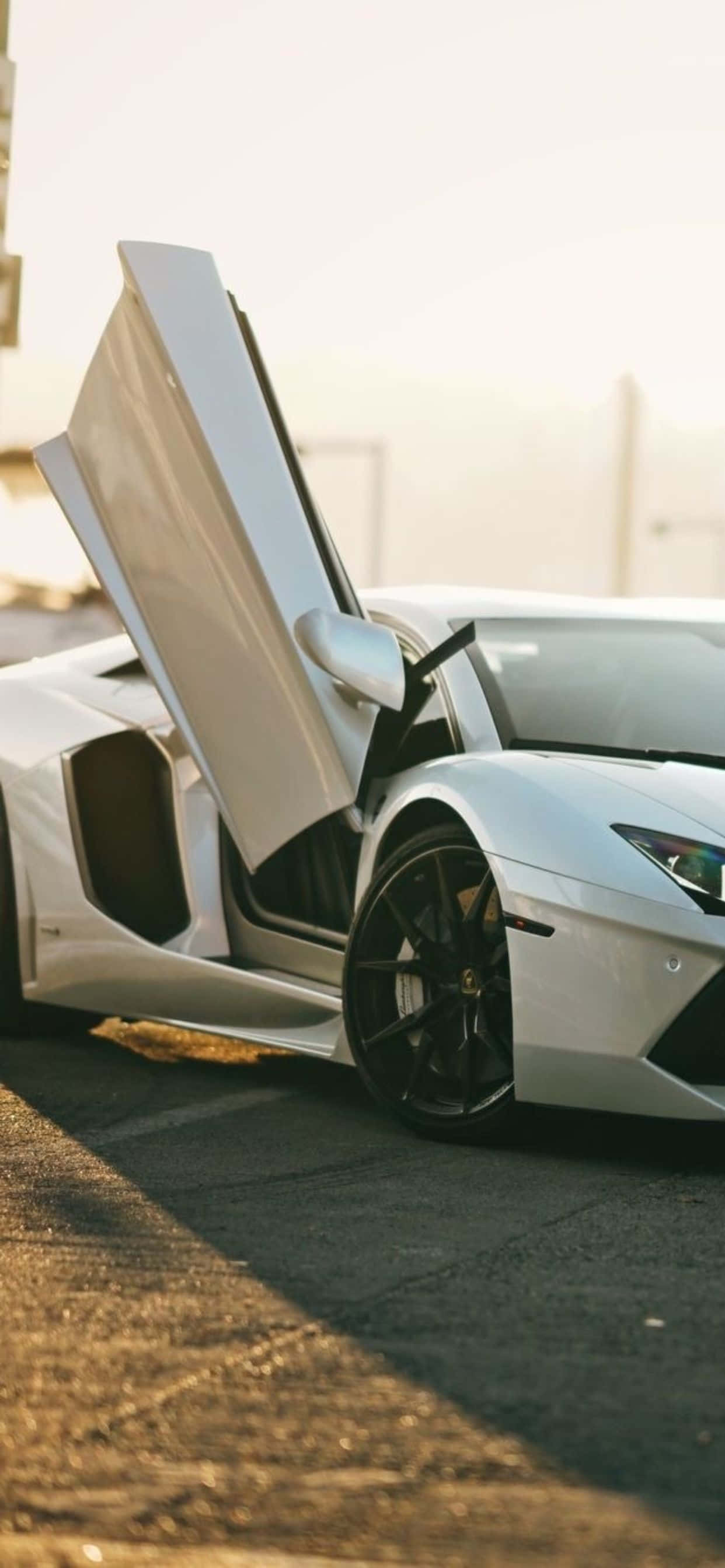 iPhone XS Max nền Lamborghini Aventador Roadster Hình nền