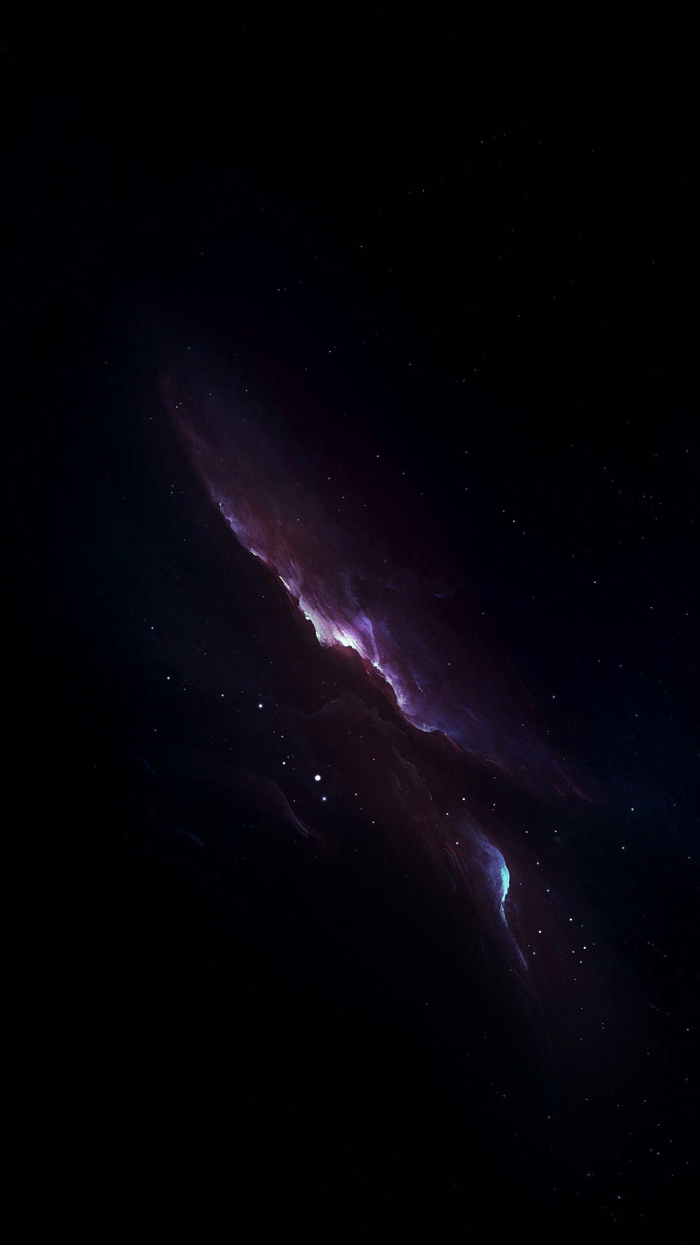 iPhone XS Max OLED Tinh vân Tím Hình nền