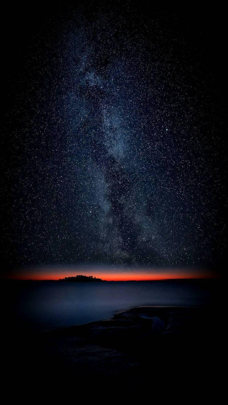 iPhone XS Max OLED Sao Đêm Hình nền