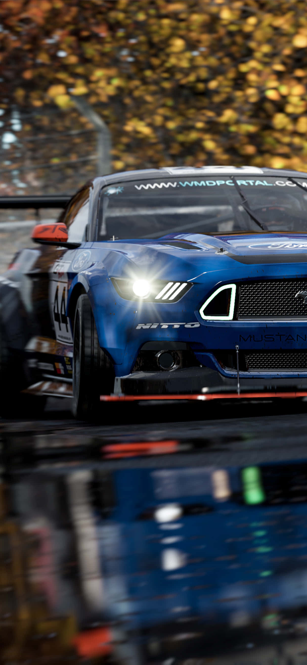 iPhone XS Max Project Cars 2 Blue 2018 Ford MustangBackground Hình nền