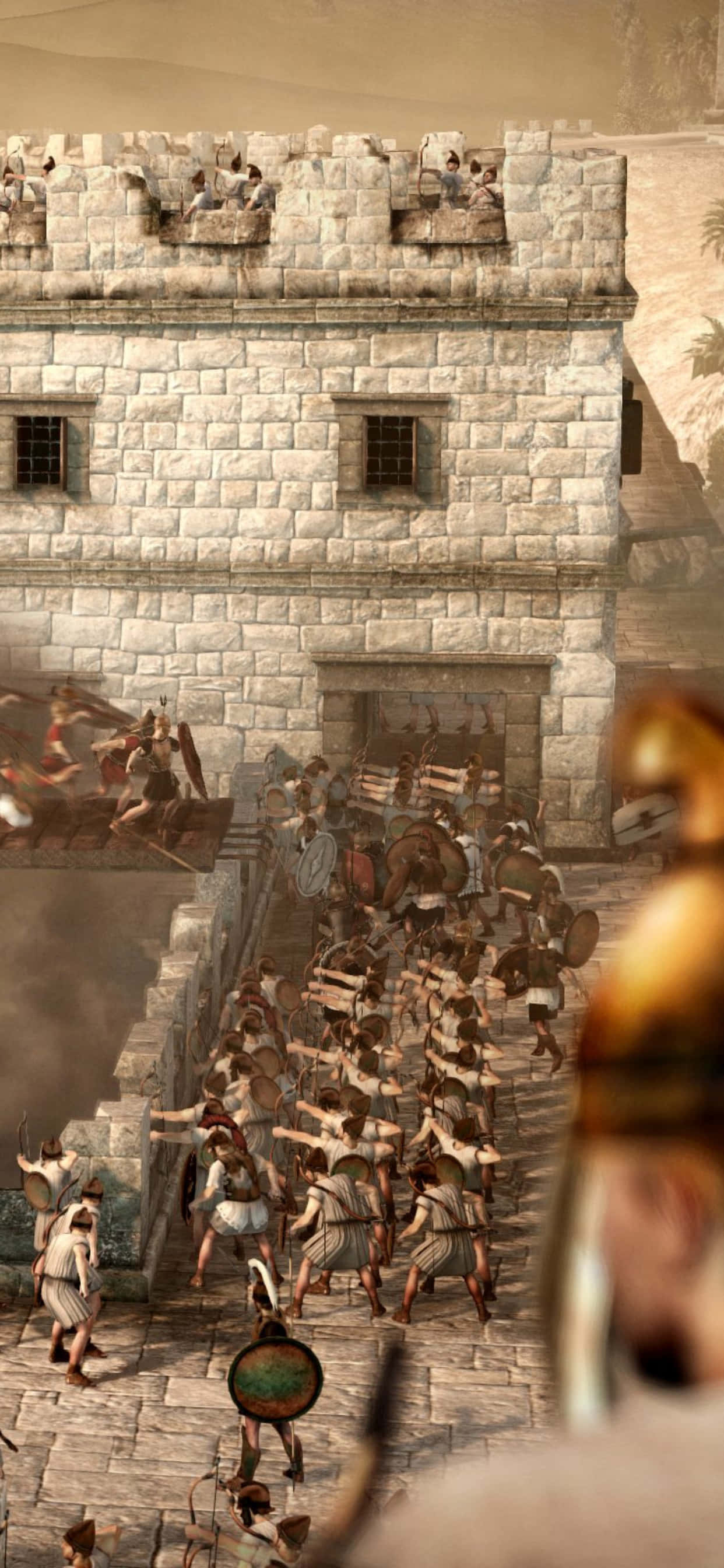 Hình nền iPhone XS Max Total War Attila Cuộc vây hãm Carthage Hình nền
