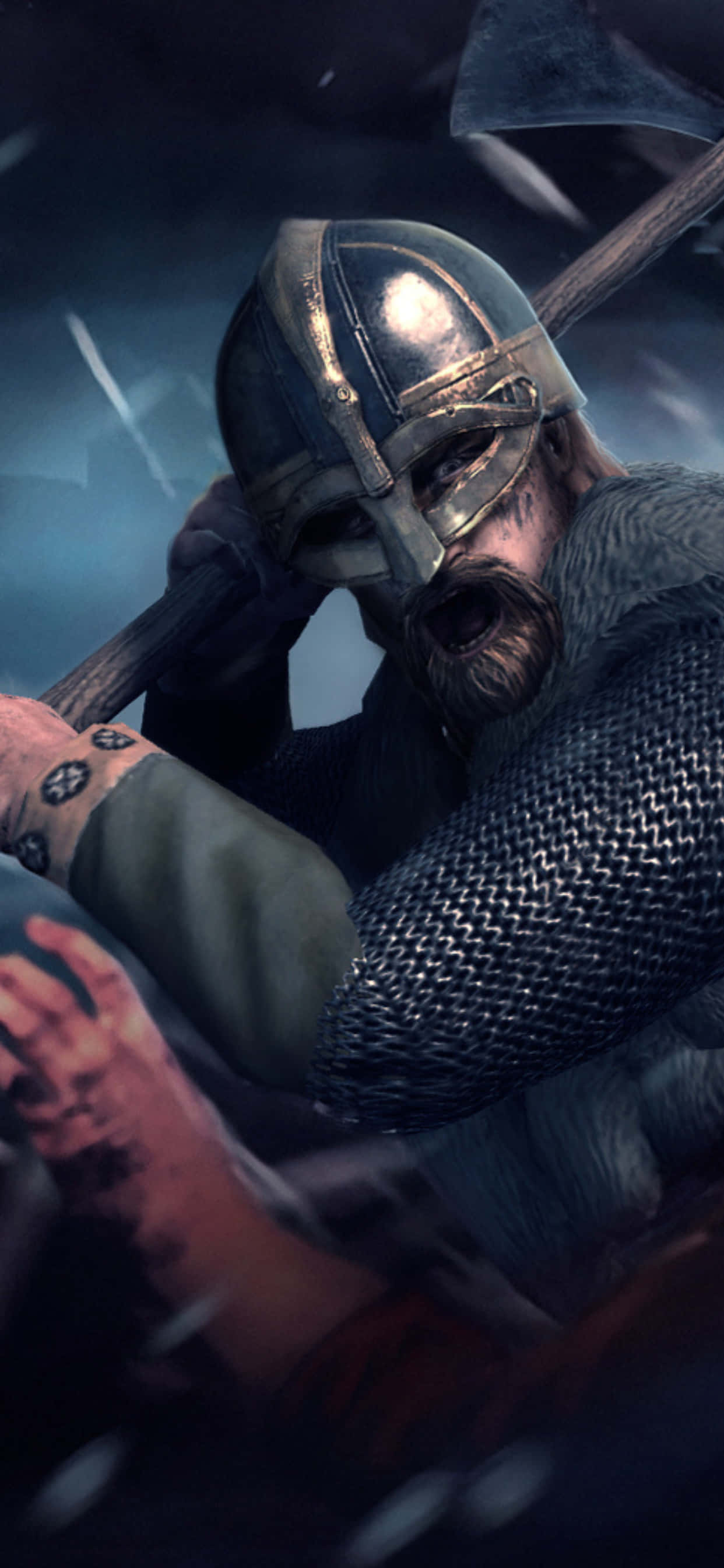 iPhone XS Max Total War Attila Hiệp Sĩ Tàn Bạo Nền Hình nền