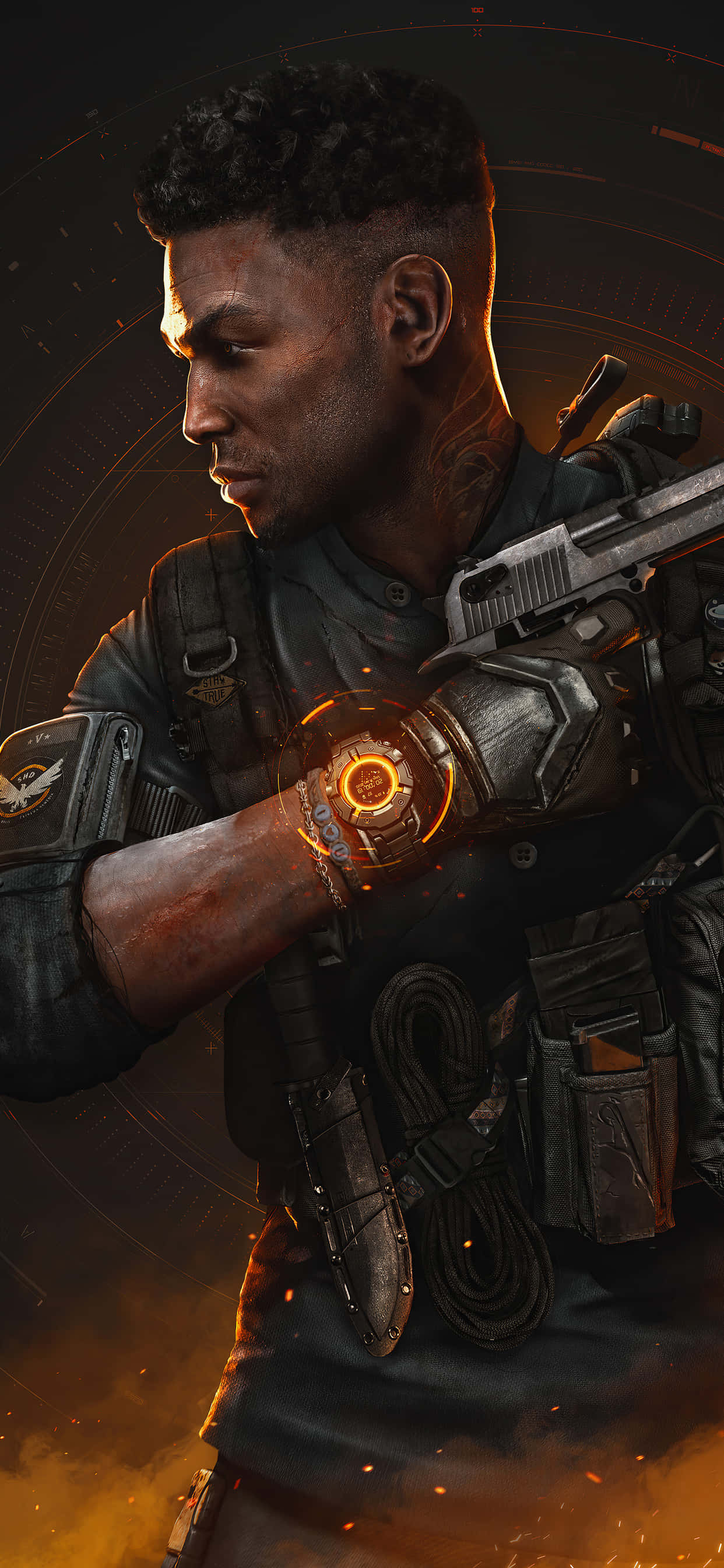 iPhone XS Max trong trò chơi điện tử The Division Hình nền