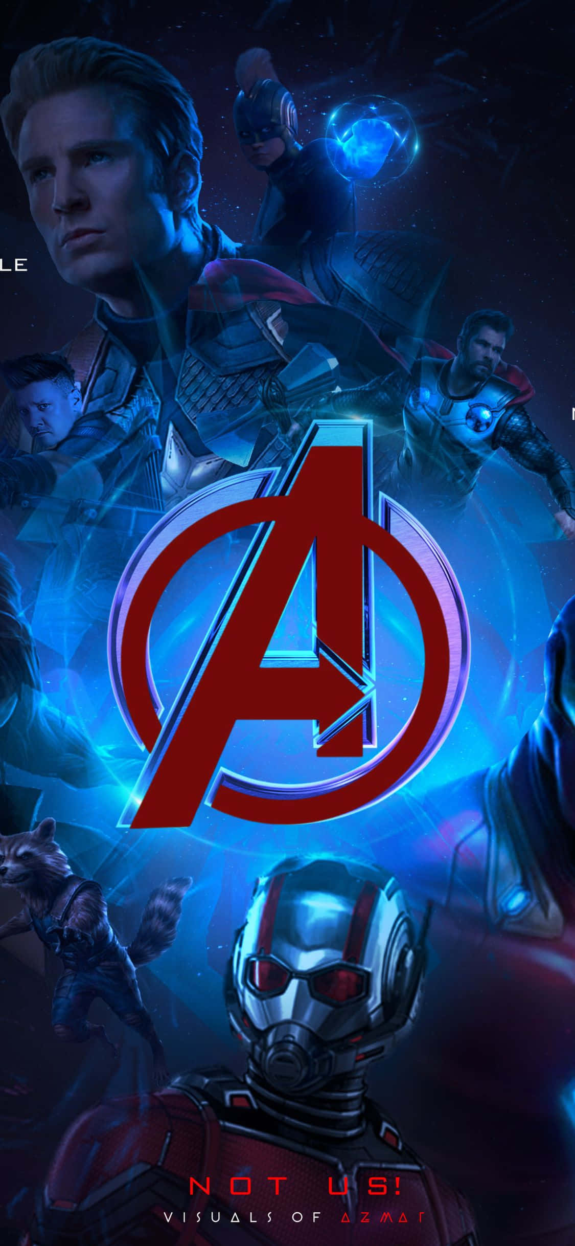 Nền iPhone XS Avengers Với Ant Man Hình nền